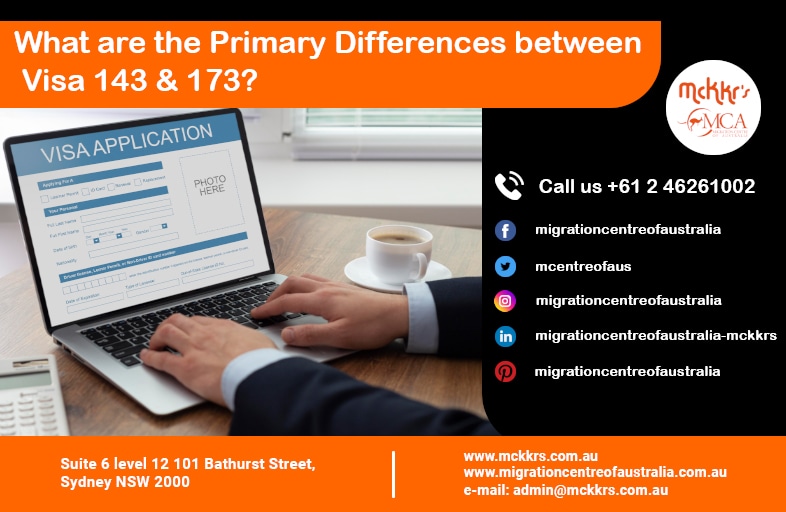 What are the Primary Differences between Visa 143 & 173
