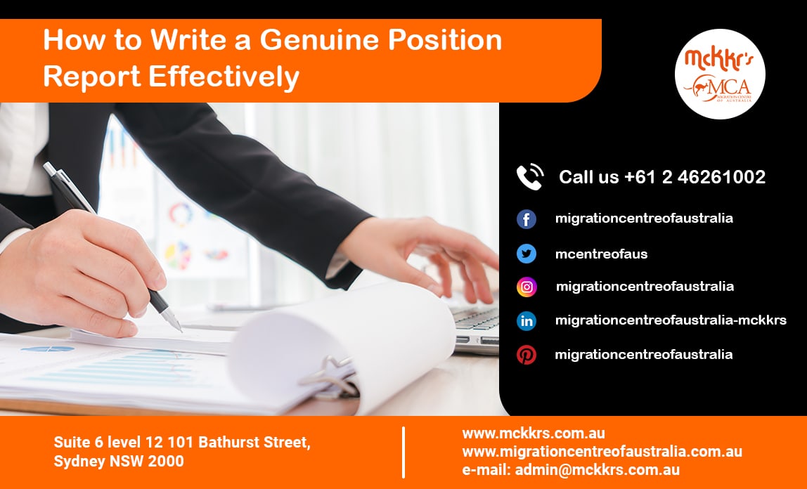 How to Write a Genuine Position Report Effectively
